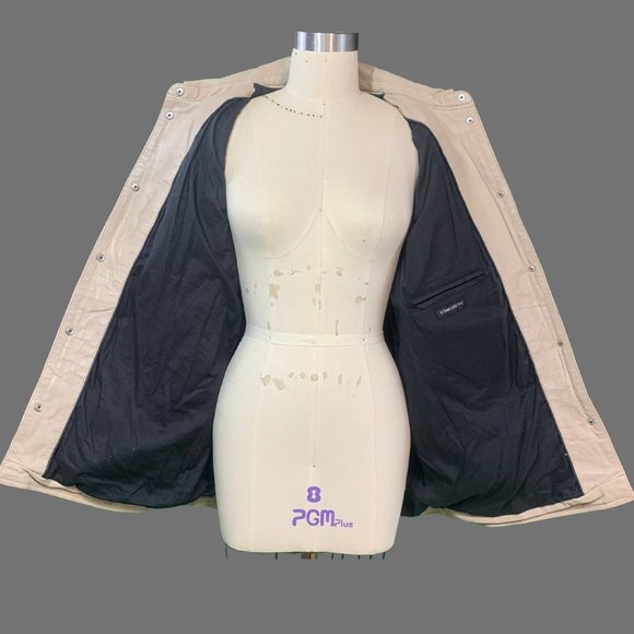 NWT MAURITIUS Oliah CF Lambskin Leather Quilted Comfort Fit Jacket, XXL, Cream - Picture 5 of 5